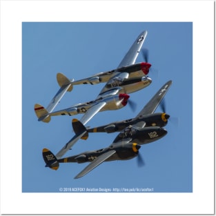 P-38 Lightning Posters and Art